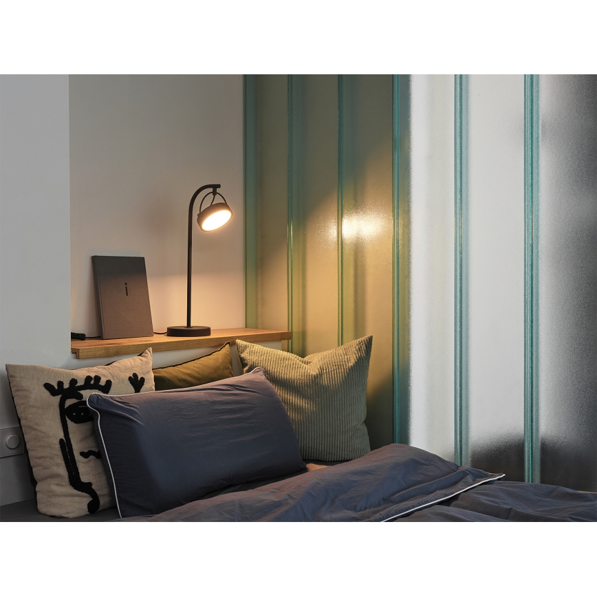 Osram - LED Stolná lampa DECOR PUCK LED/11W/230V CRI 90 čierna