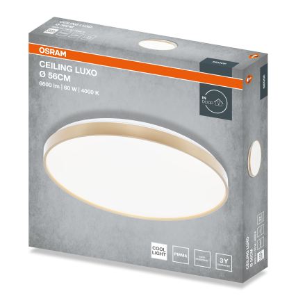 Osram - LED stropné svietidlo CEILING LUXO LED/60W/230V pr. 56 cm zlaté