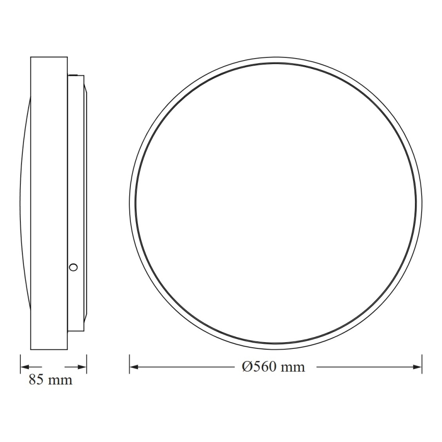 Osram - LED stropné svietidlo CEILING LUXO LED/60W/230V pr. 56 cm zlaté