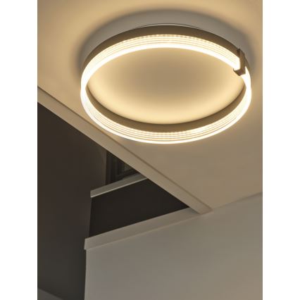 Osram - LED stropné svietidlo DECOR CIRCLE, 25 W, 230 V, voľba teploty svetla 3000/4000/6500 K, priemer 40 cm, čierna/biela