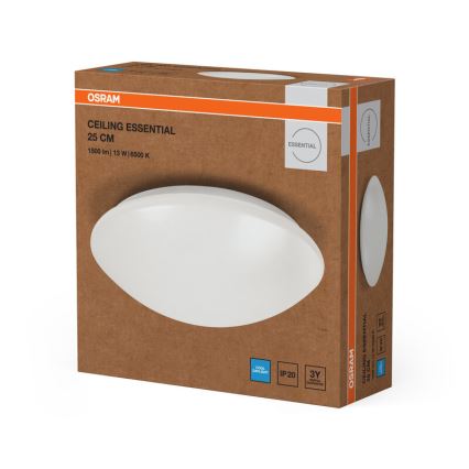 Osram - LED Stropné svietidlo ESSENTIAL LED/13W/230V 6500K pr. 25 cm