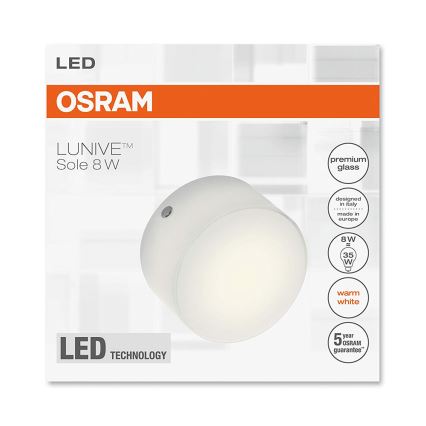 Osram - LED Stropné svietidlo LUNIVE LED/8W/230V ø100