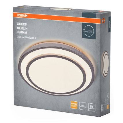 Osram - LED stropné svietidlo ORBIS BERLIN LED/24W/230V priemer 39 cm