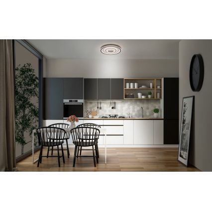 Osram - LED stropné svietidlo ORBIS CRISTALLY LED/50W/230V 2700/4000/6000K pr. 43 cm biela/čierna