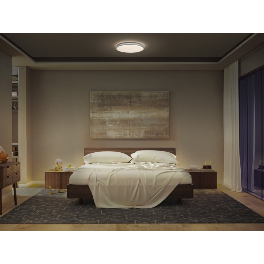 Osram - LED stropné svietidlo ORBIS DUBLIN LED/16W/230V pr. 30 cm strieborná