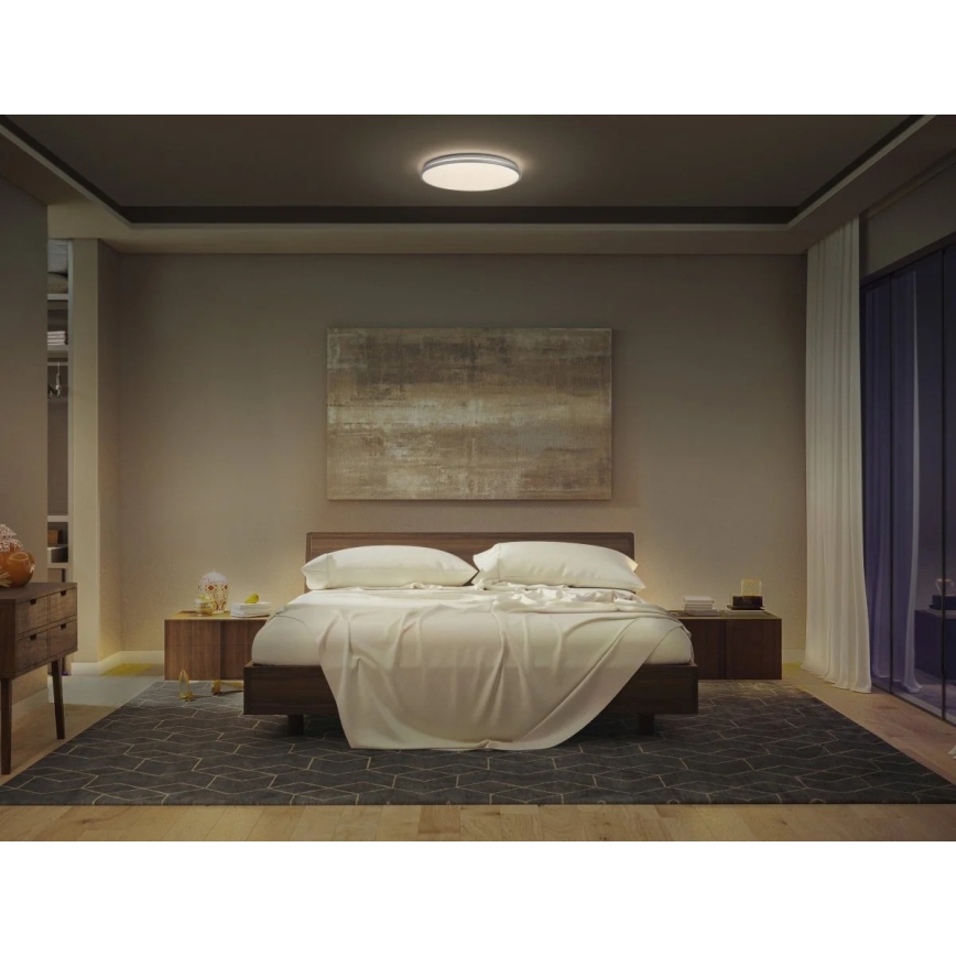 Osram - LED stropné svietidlo ORBIS DUBLIN LED/24W/230V priemer 39 cm strieborné