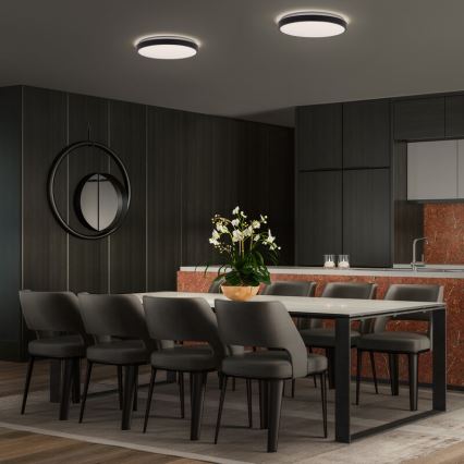 Osram - LED stropné svietidlo ORBIS LONDON LED/16W/230V pr. 28 cm čierne