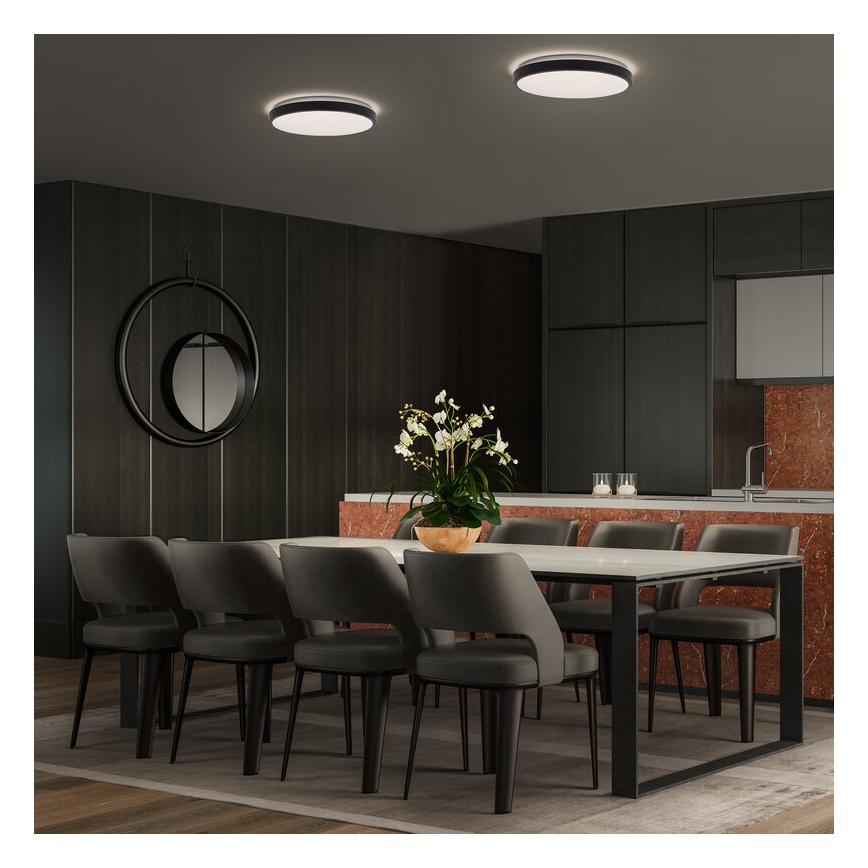 Osram - LED stropné svietidlo ORBIS LONDON LED/16W/230V pr. 28 cm čierne