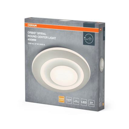 Osram - LED stropné svietidlo ORBIS SPIRAL LED/27W/230V pr. 40 cm biela