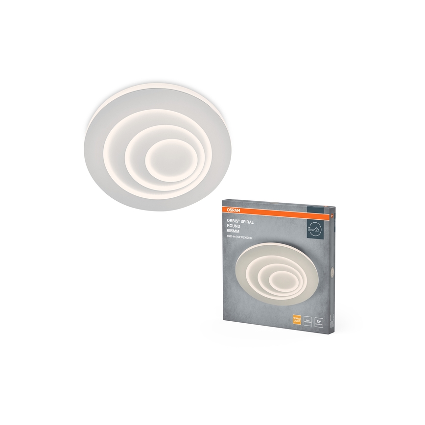 Osram - LED Stropné svietidlo ORBIS SPIRAL LED/63W/230V pr. 68,5 cm