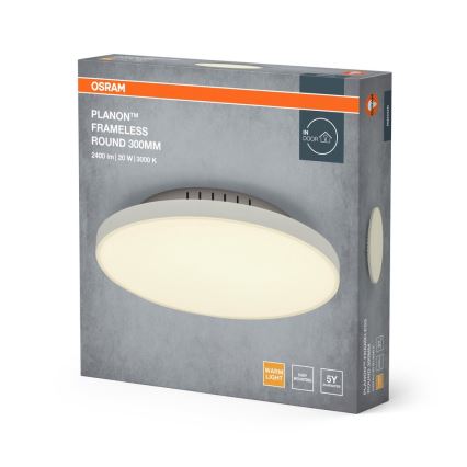 Osram - LED stropné svietidlo PLANON LED/20W/230V 3000K pr. 30 cm biela