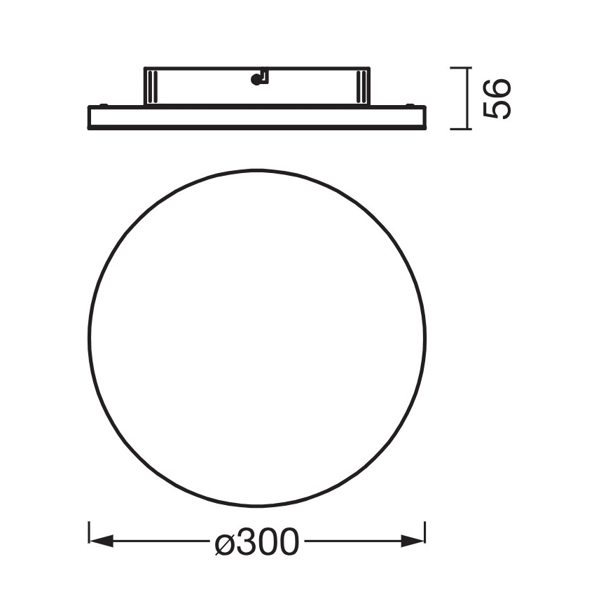 Osram - LED stropné svietidlo PLANON LED/20W/230V 3000K pr. 30 cm biela