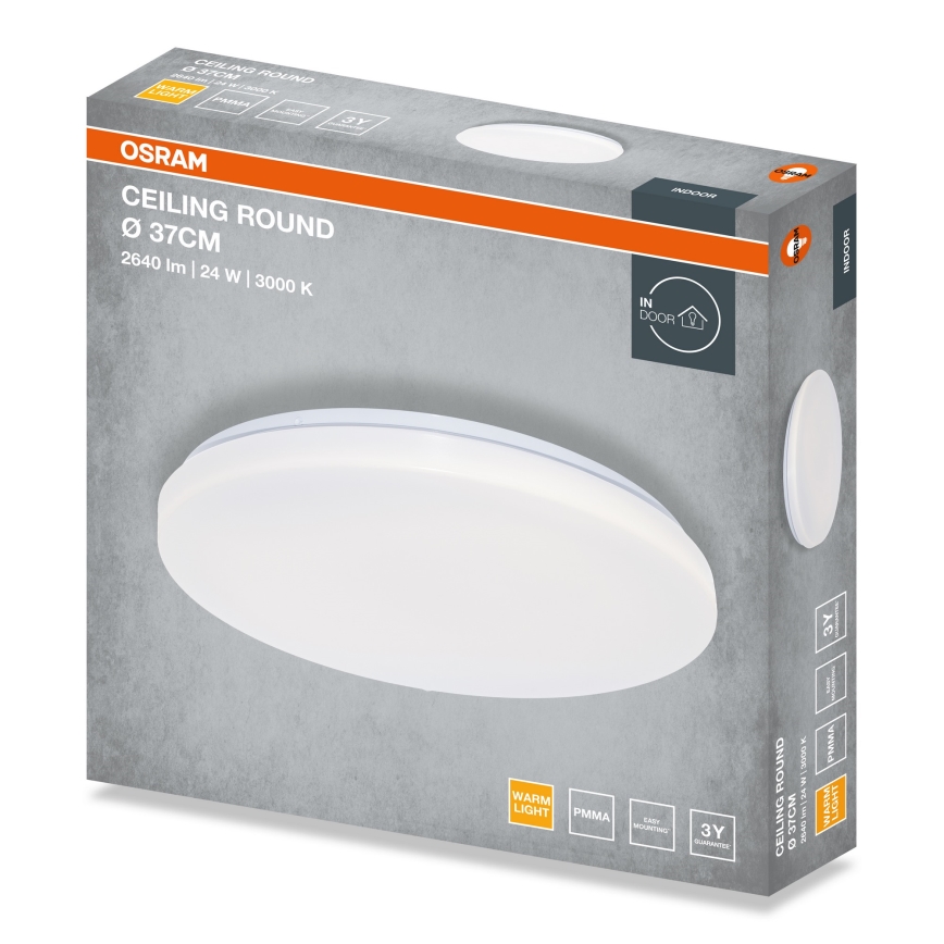 Osram - LED stropné svietidlo ROUND LED/24 W/230 V, Ø 37 cm