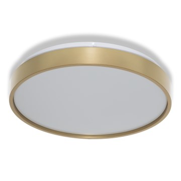 Osram - LED stropné svietidlo s čidlom súmraku CEILING LUXO LED/18W/230V, priemer 32 cm, zlaté