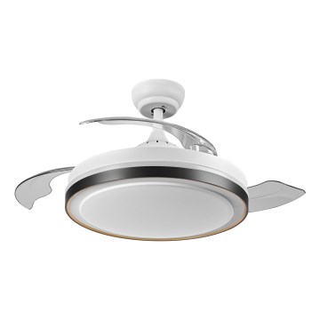 Osram - LED stropné svietidlo s ventilátorom CEILING FAN LED/66W/230V 3000/4000/6500K biele + diaľkové ovládanie