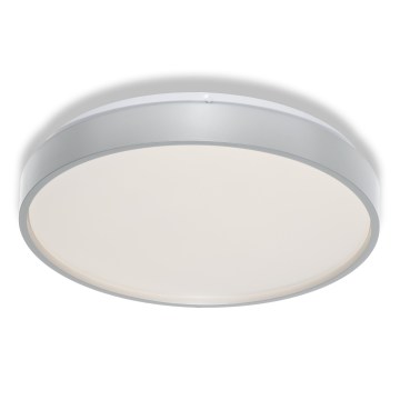Osram - LED stropné svietidlo so senzorom súmraku CEILING LUXO LED/18W/230V pr. 32 cm strieborné