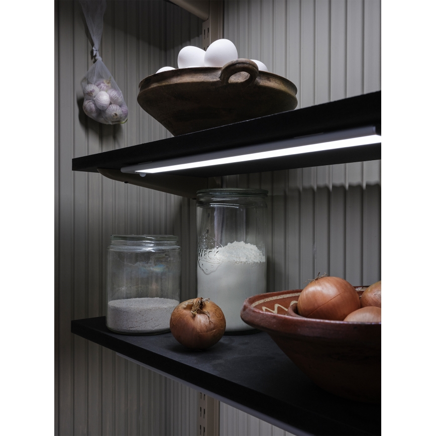 Osram - LED svietidlo pod kuchynskú linku s pohybovým a súmrakovým senzorom LINEAR LED/3,2W/3,7V 500 mAh 3000/4000/6500K 40 cm sivé