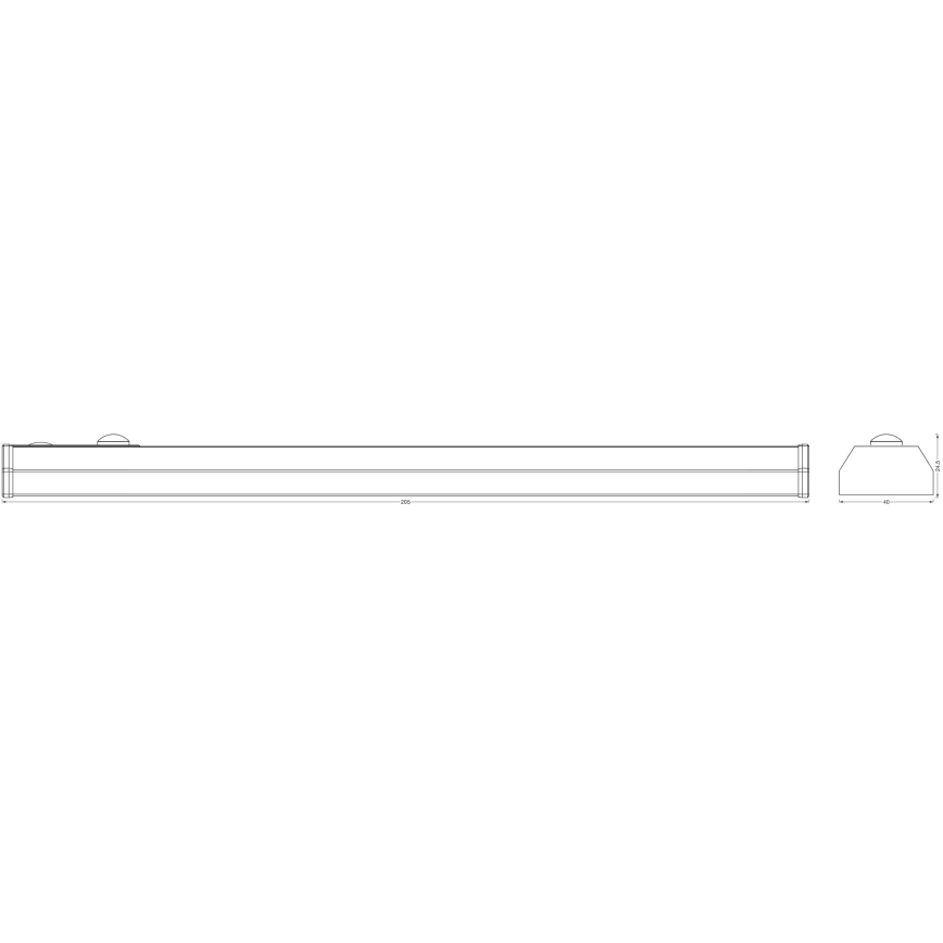 Osram - LED svietidlo pod linku so senzorom MOBILE LED/1W/3,7V 500 mAh 20 cm