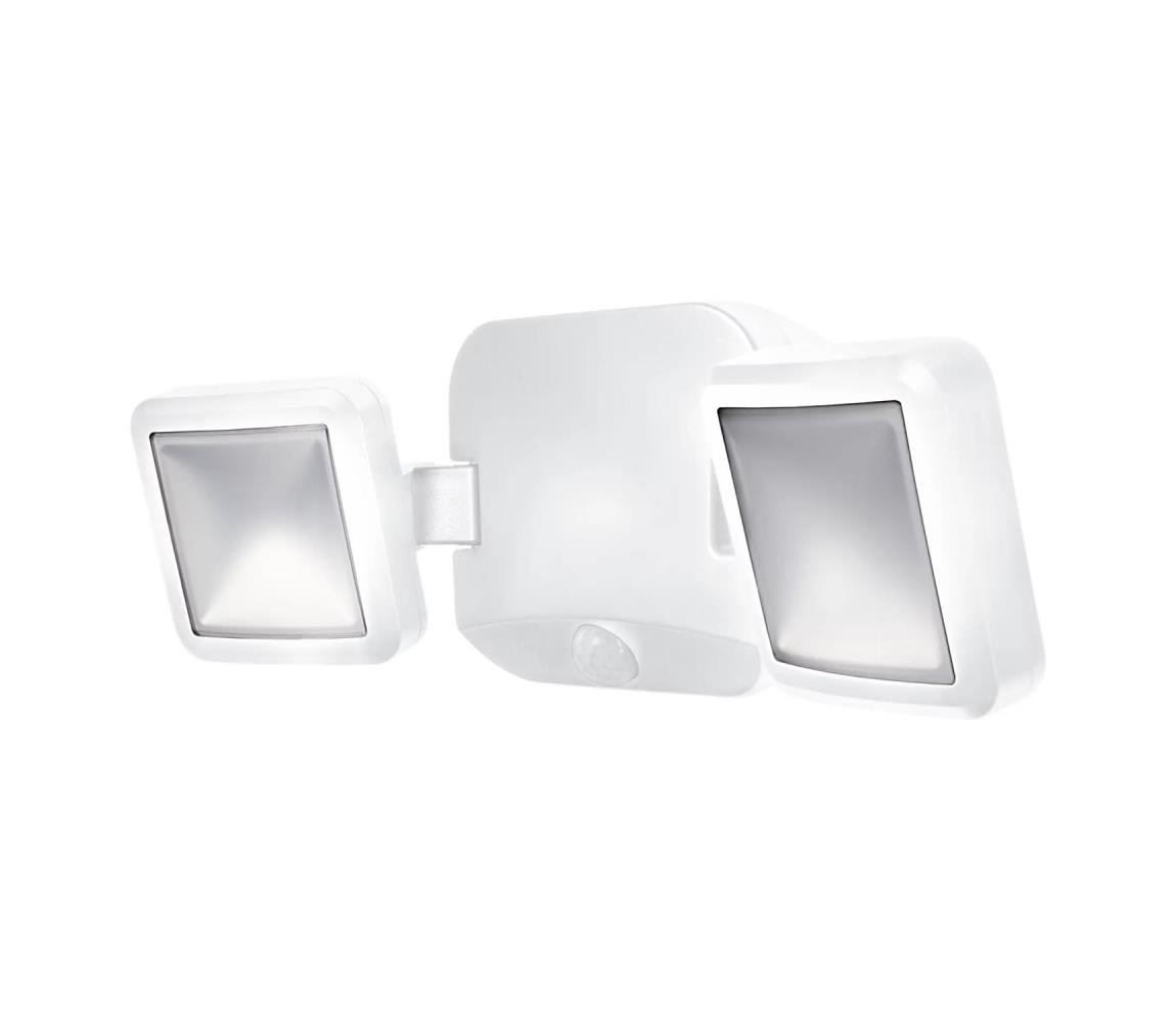 Osram - LED vonkajší nástenný reflektor so senzorom BATTERY 2xLED/5W/4xD IP54 4099854497513