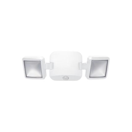 Osram - LED vonkajší nástenný reflektor so senzorom BATTERY 2xLED/5W/4xD IP54