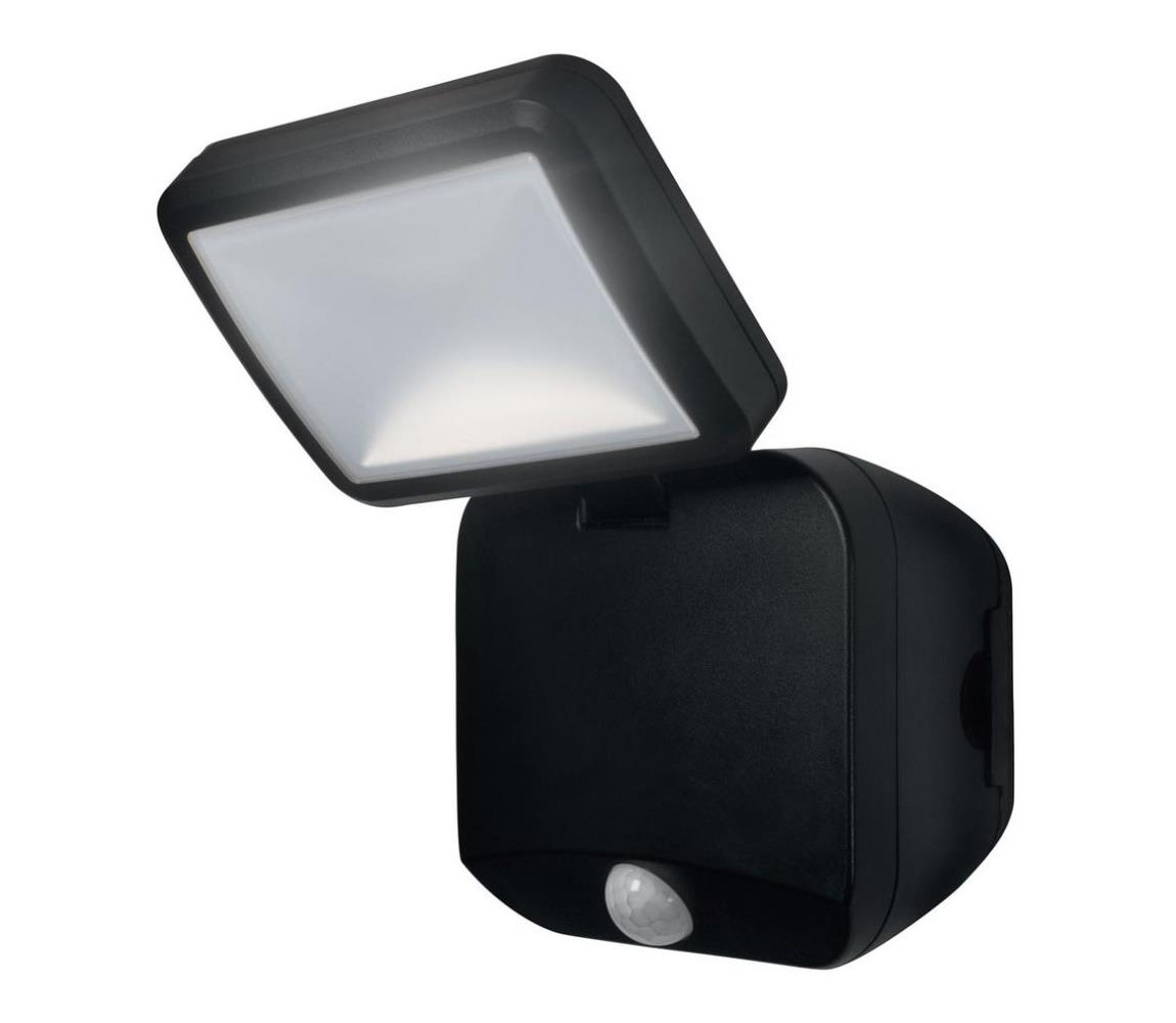 Osram - LED vonkajší nástenný reflektor so senzorom BATTERY LED/4W/4xD IP54 4099854497490