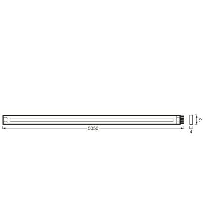 Osram - LED Vonkajší pásik FLEX COB 5m LED/24W/230V IP44