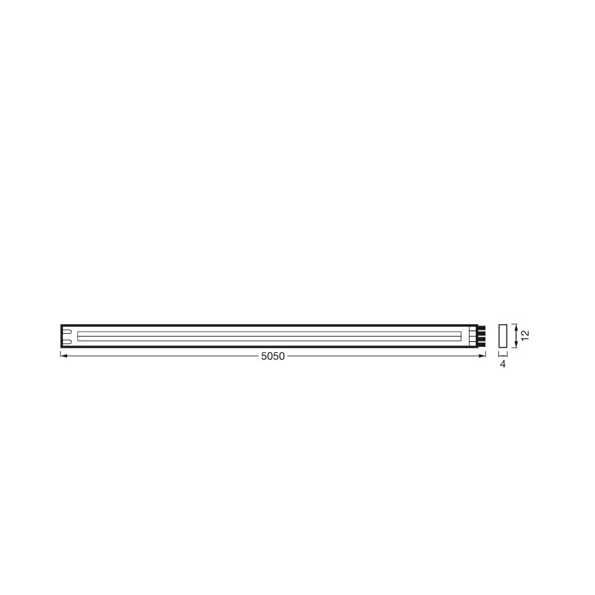 Osram - LED Vonkajší pásik FLEX COB 5m LED/24W/230V IP44