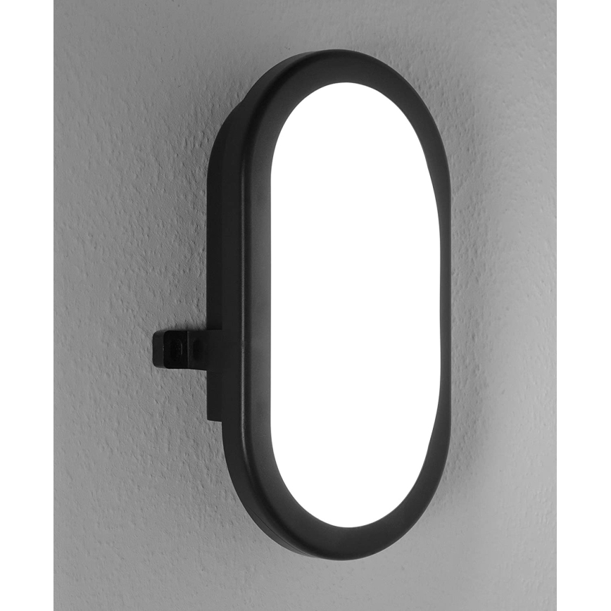 Osram - LED vonkajšie nástenné svietidlo BULKHEAD LED/11W/230V IP54 čierne