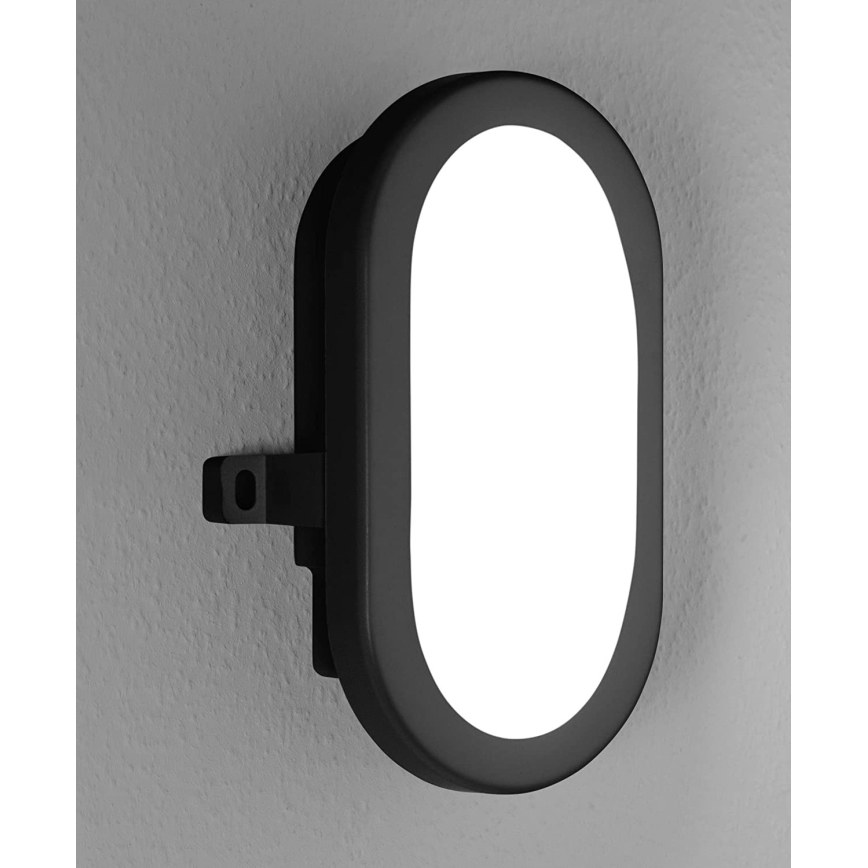 Osram - LED vonkajšie nástenné svietidlo BULKHEAD LED/6W/230V IP54 čierne