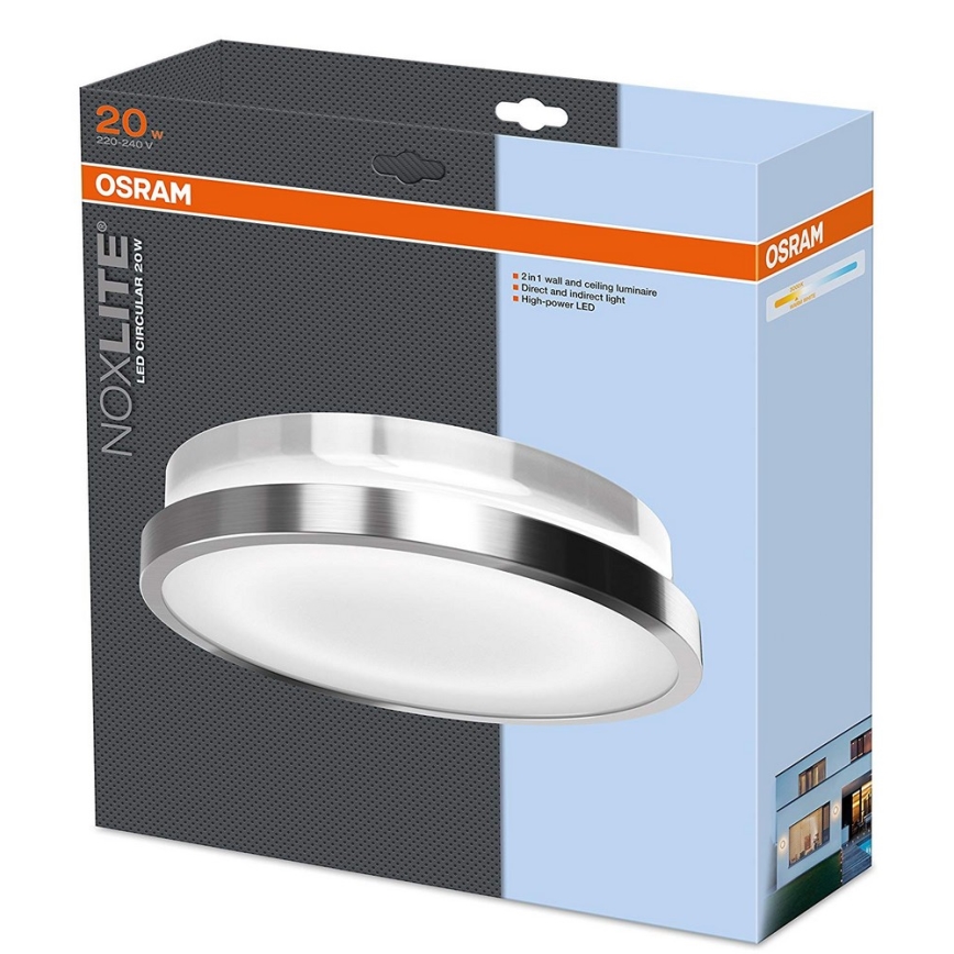 Osram - LED Vonkajšie nástenné svietidlo CIRCULAR LED/20W/230V IP44