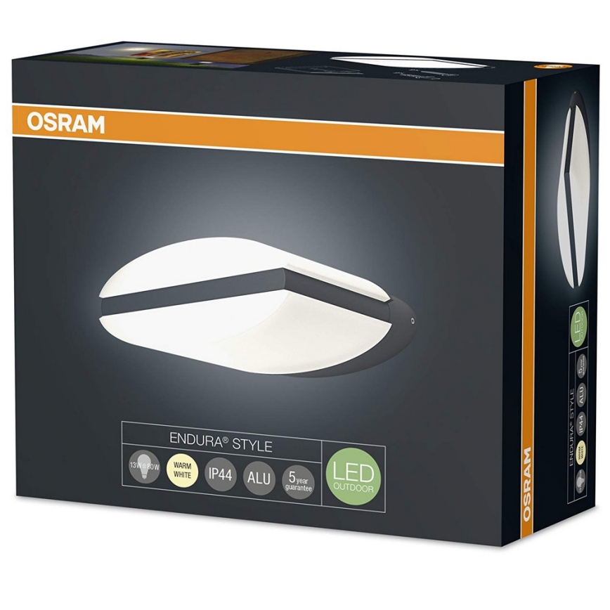 Osram - LED Vonkajšie nástenné svietidlo ENDURA LED/13W/230V IP44 čierna