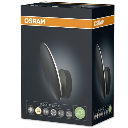 Osram - LED Vonkajšie nástenné svietidlo ENDURA LED/8W /230V IP44 čierna 