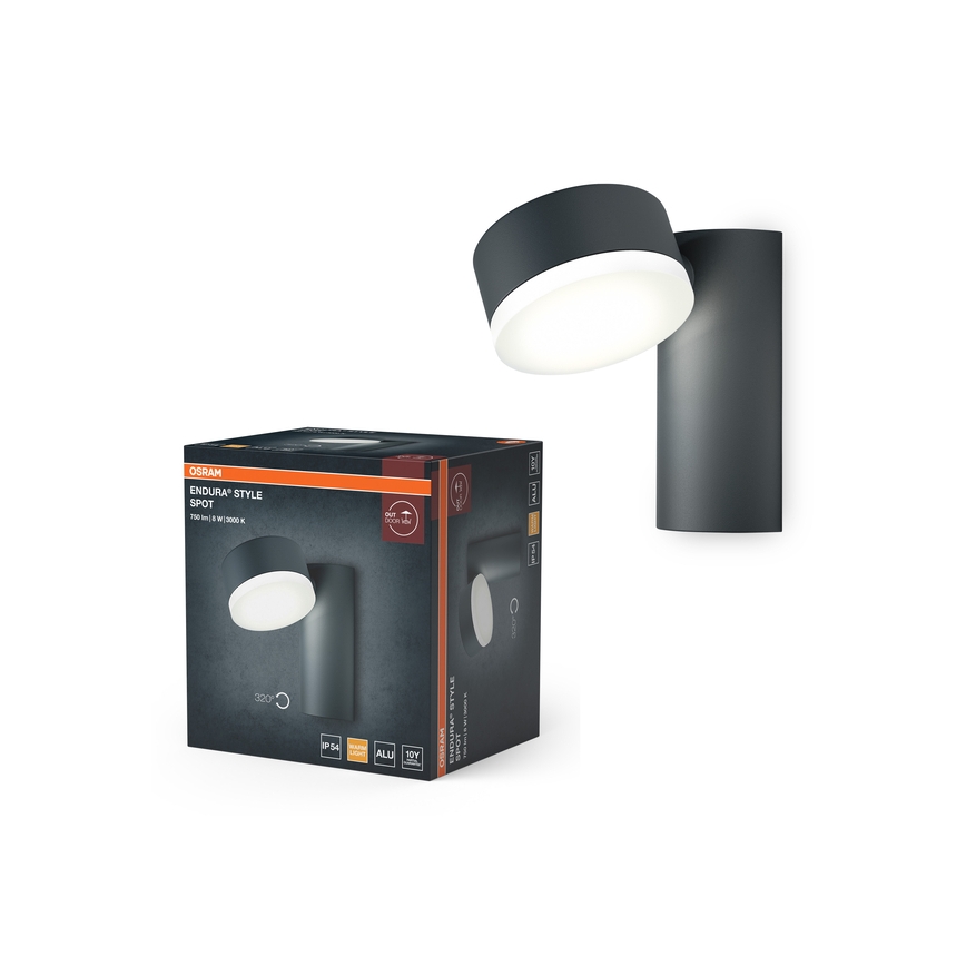 Osram - LED vonkajšie nástenné svietidlo ENDURA STYLE LED/8W/230V IP44