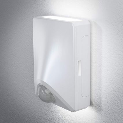 Osram - LED Vonkajšie nástenné svietidlo so senzorom DOORLED LED/0,8/4xAA IP54