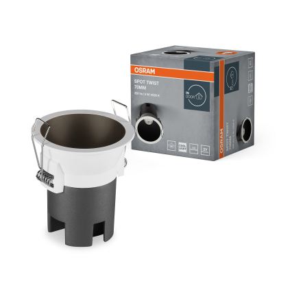 Osram - LED zapustené stropné svietidlo SPOT TWIST LED/5W/230V 4000K pr. 7 cm biela/čierna