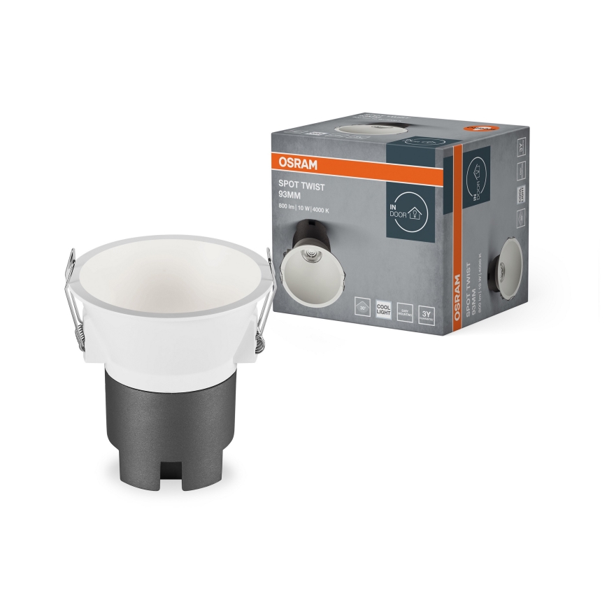 Osram - LED zapustené svietidlo SPOT TWIST LED/10W/230V 4000K priemer 9,3 cm biela