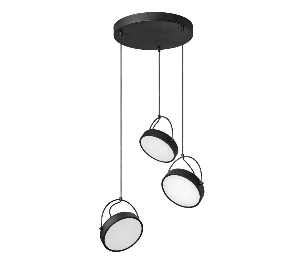 Osram - LED závesné svietidlo na lankách DECOR PUCK 3xLED/12W/230V CRI 90 čierne 4058075846586