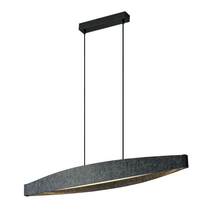 Osram - LED závesný luster na lanku DECOR FLAT LED/23W/230V, sivý