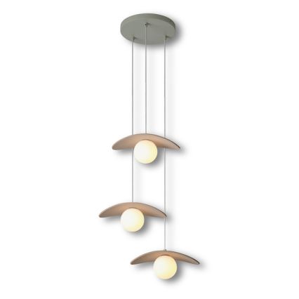 Osram - Luster na lanku DECOR PEARL 3xG9/5W/230V béžový