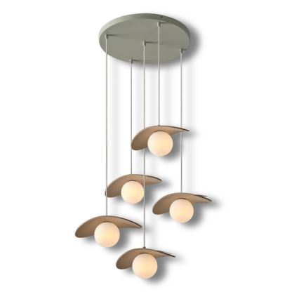 Osram - Luster na lanku DECOR PEARL 5xG9/5W/230V béžová