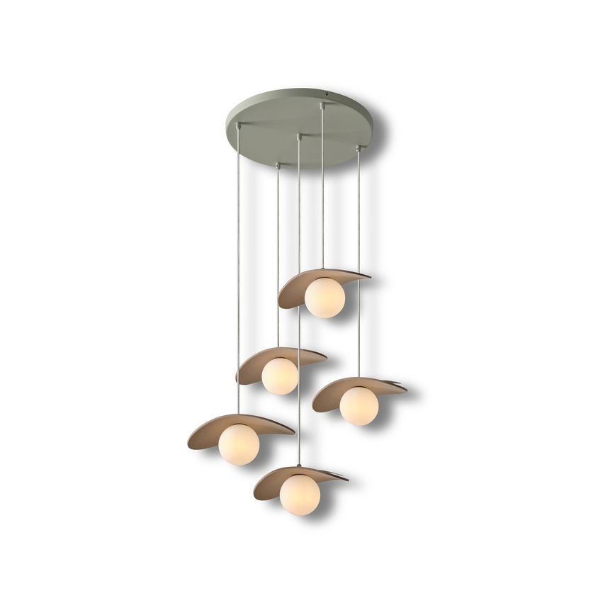 Osram - Luster na lanku DECOR PEARL 5xG9/5W/230V béžová