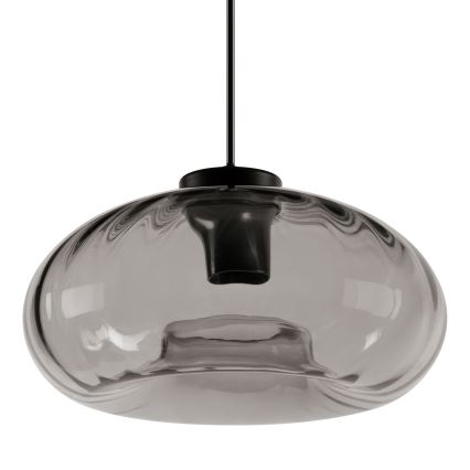 Osram - Luster na lanku DECOR SMOKE 1xE27/12W/230V Ø 28 cm čierna/dymovo sivá