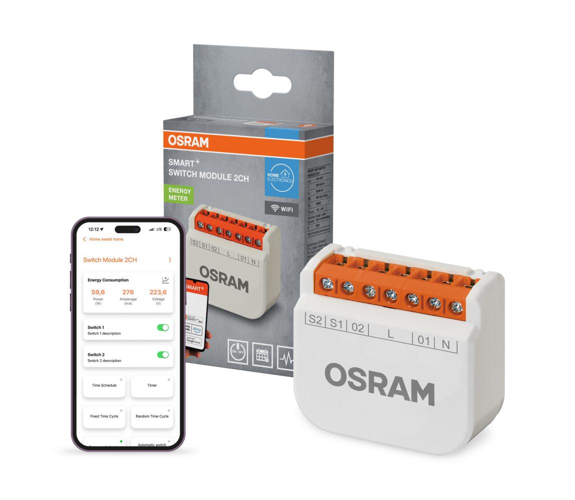 Osram - modul pre dvojtlačidlový vypínač SMART+ 230V Wi-Fi 4058075849969