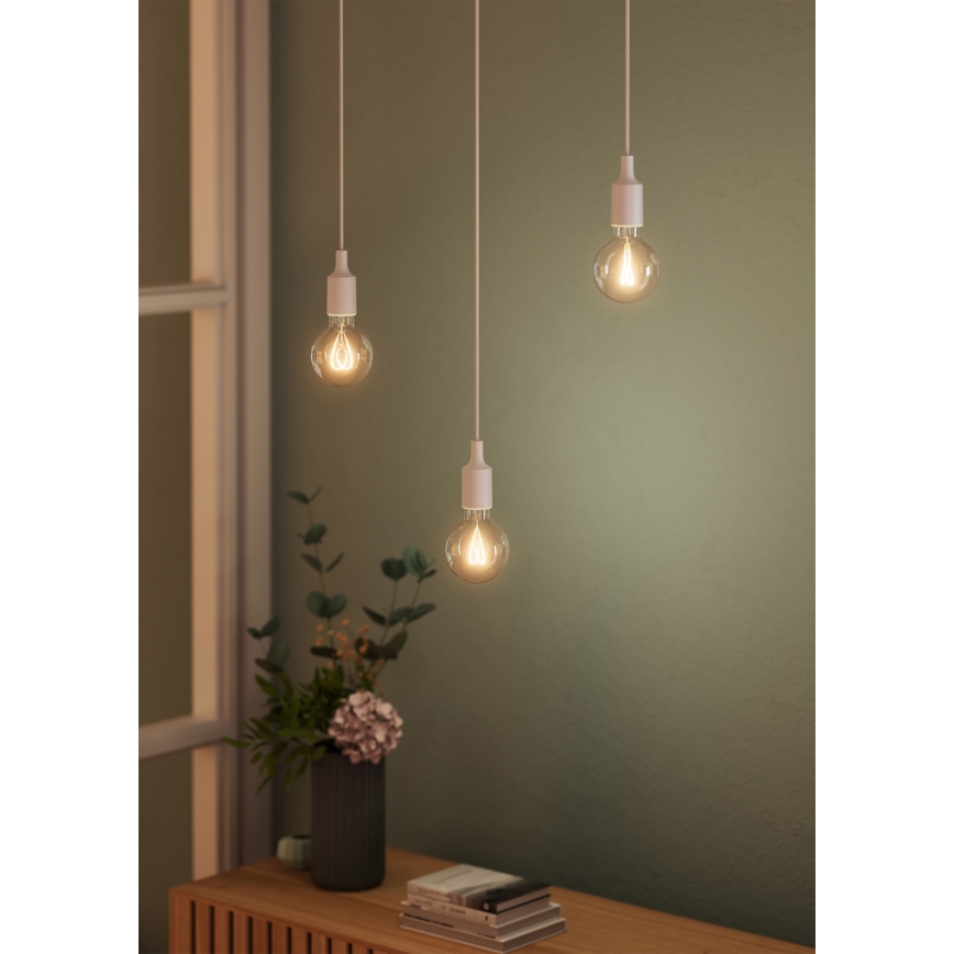 Osram - Napájací kábel PENDULUM BELL 1xE27/15W/230V biela