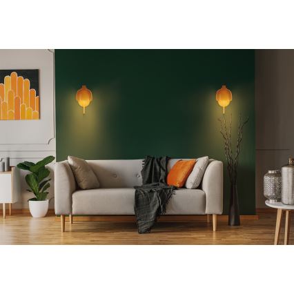 Osram - Nástenné svietidlo DECOR COROLLE 1xG9/20W/230V, oranžové