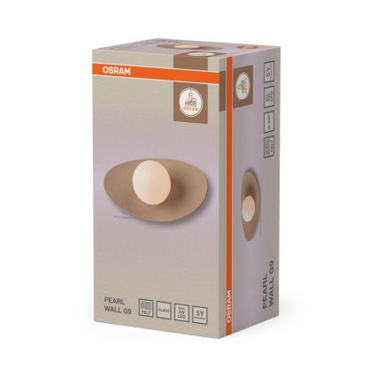 Osram - Nástenné svietidlo DECOR PEARL 1xG9/5W/230V béžové