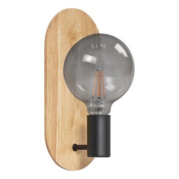 Osram - Nástenné svietidlo DECOR WOOD 1xE27/8W/230V kaučukovník