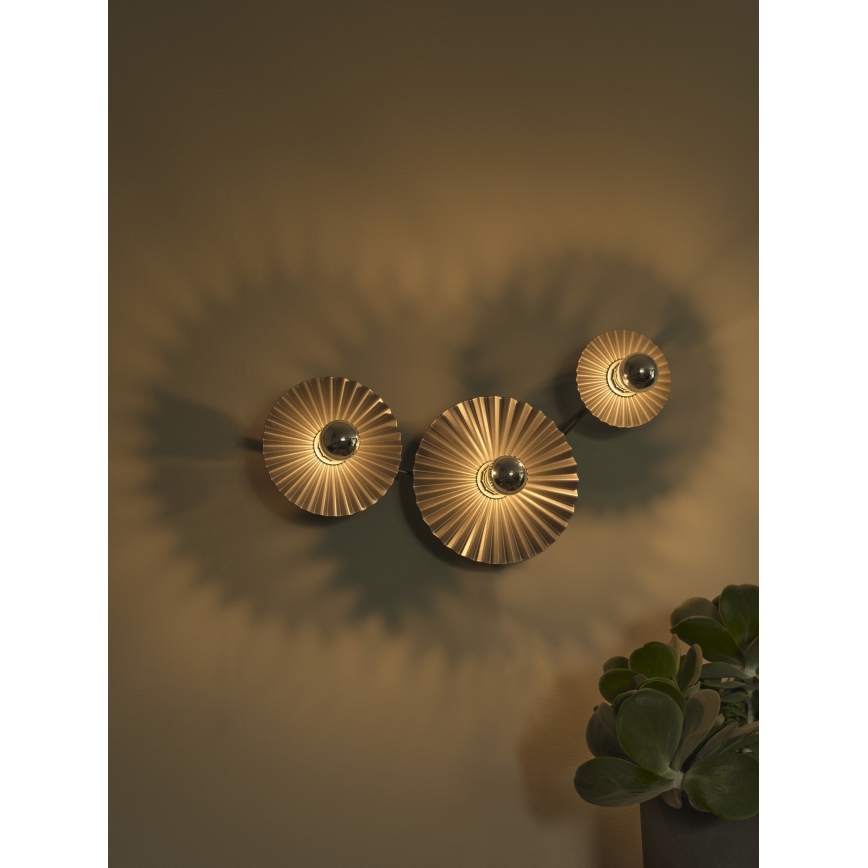 Osram - Nástenné svietidlo PLISSEE 3xE27/15W/230V antracit