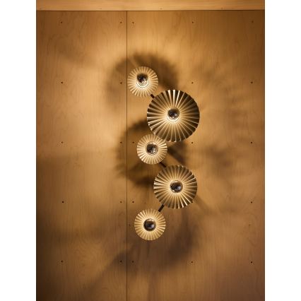 Osram - Nástenné svietidlo PLISSEE 5xE27/15W/230V antracit