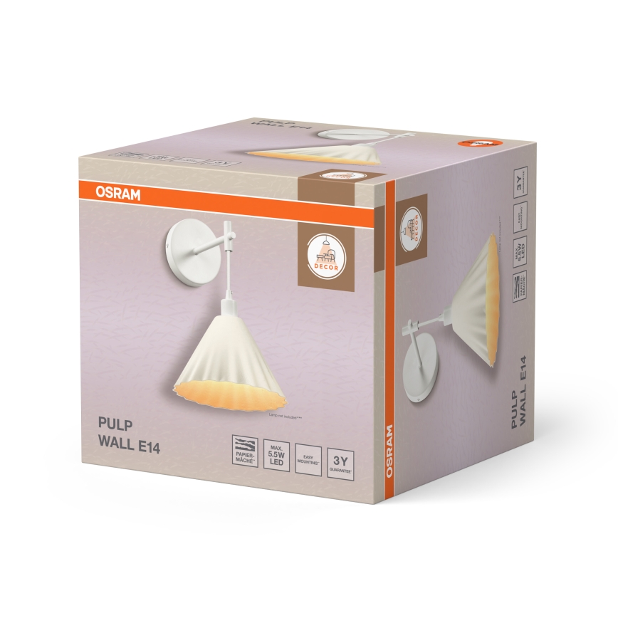 Osram - Nástenné svietidlo PULP 1xE14/5,5W/230V